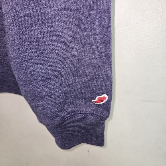 League Purple Zip-Up Men's Sweater - Picture 4 of 4